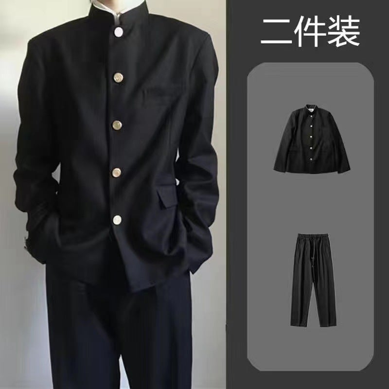 Trench Suit Japanese School Uniform Dk Uniform Men And Women Couple High Street Stylish Suit High-End Three-Piece Suit - Image 1